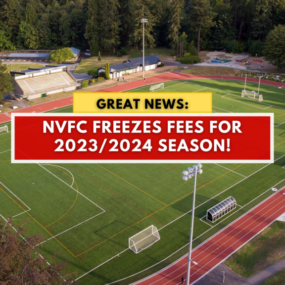 NVFC Freezes Fees for 2023/2024 Season!